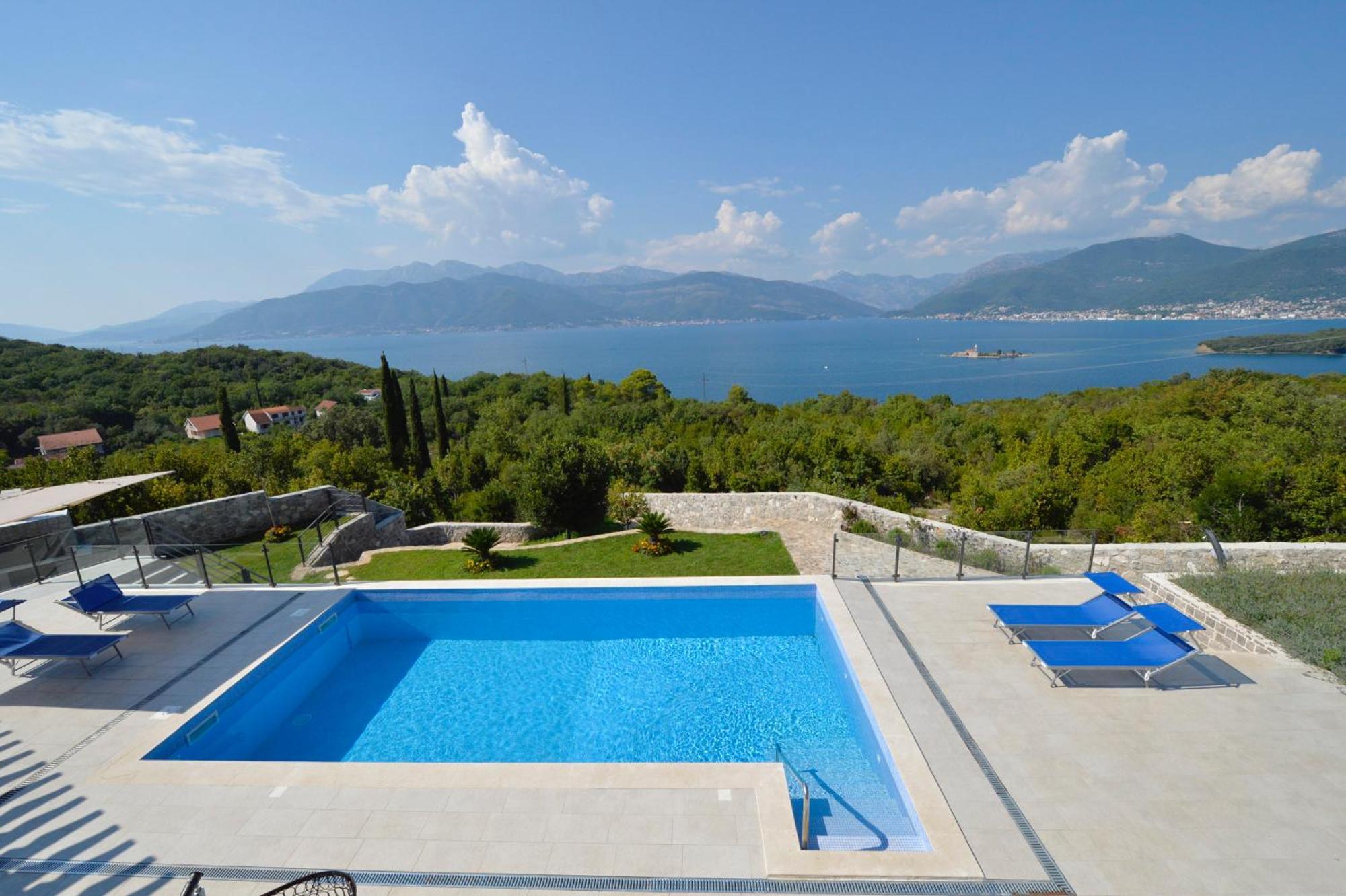 Villa Vista Azzurra Tivat Kültér fotó