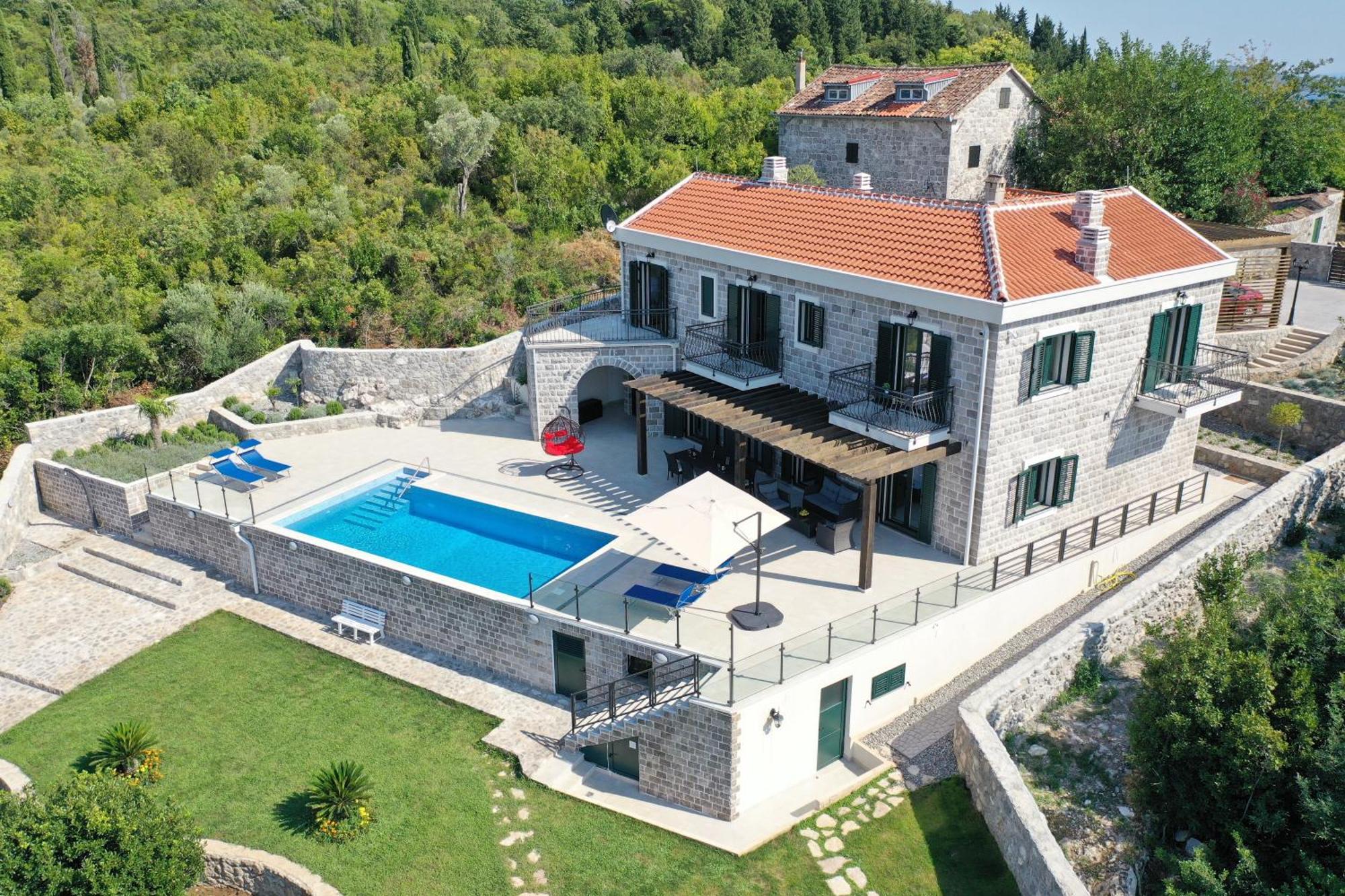 Villa Vista Azzurra Tivat Kültér fotó