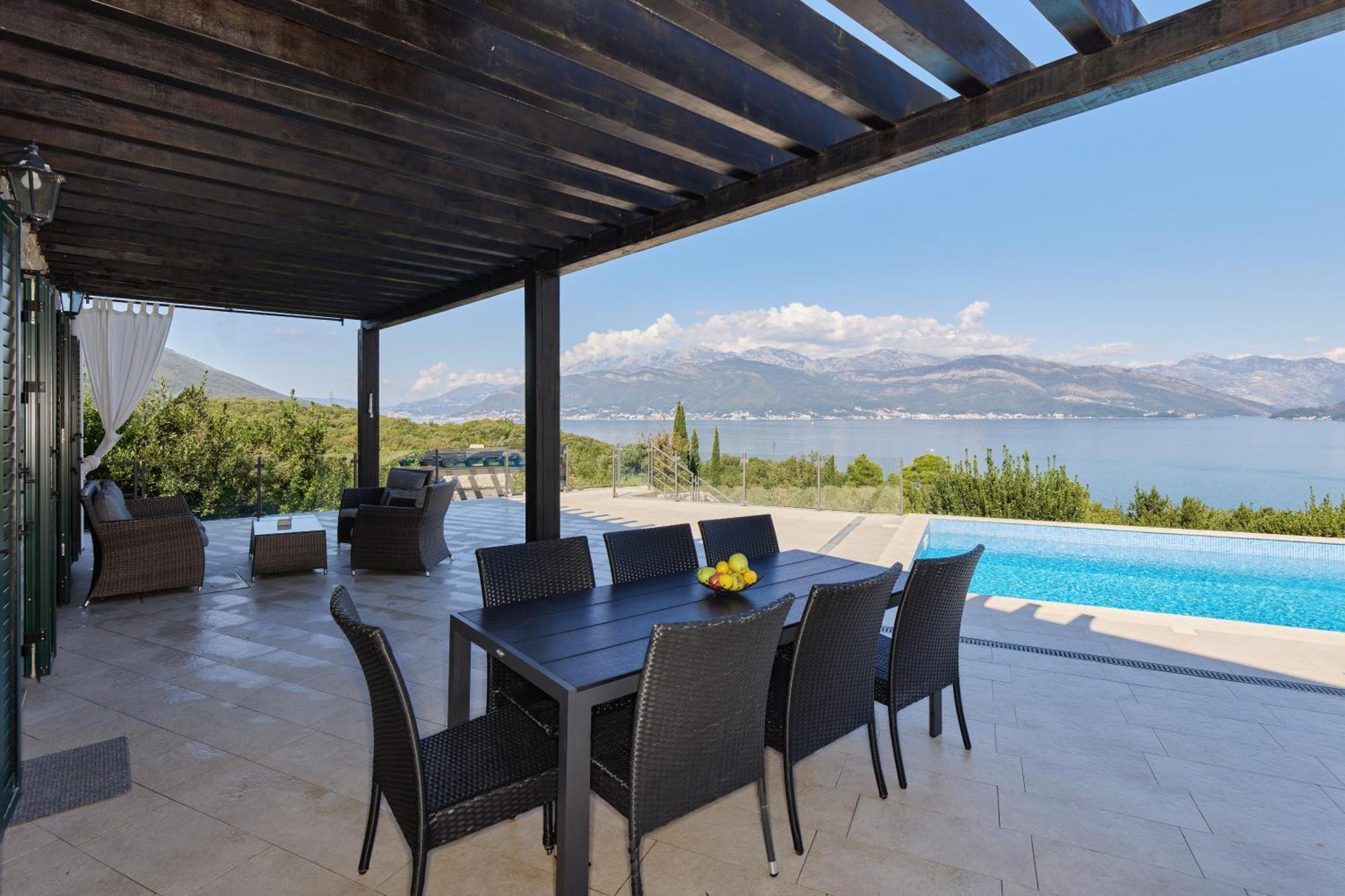 Villa Vista Azzurra Tivat Kültér fotó
