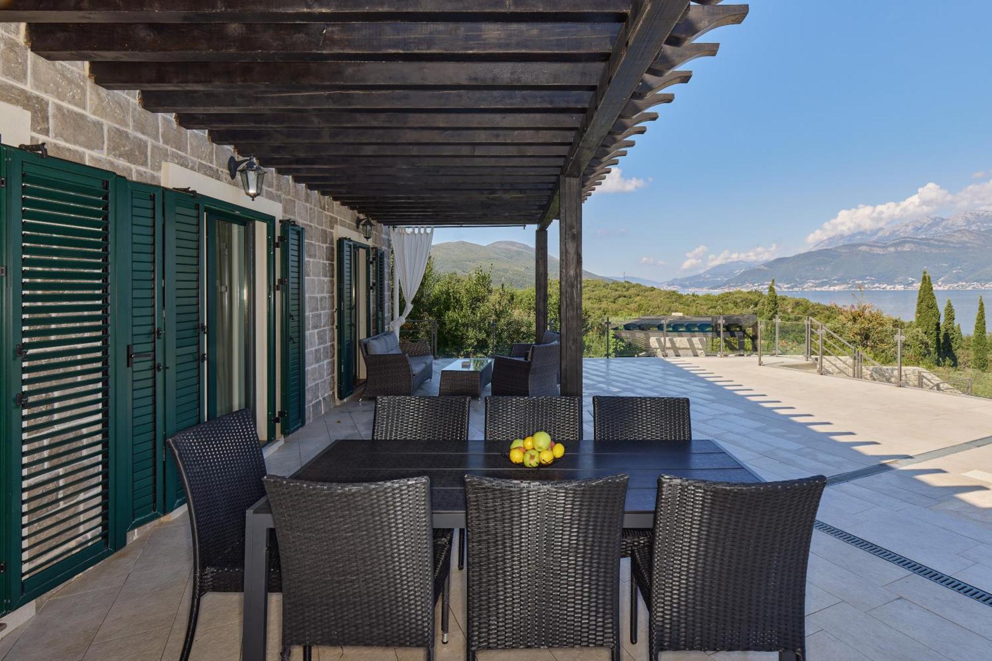 Villa Vista Azzurra Tivat Kültér fotó