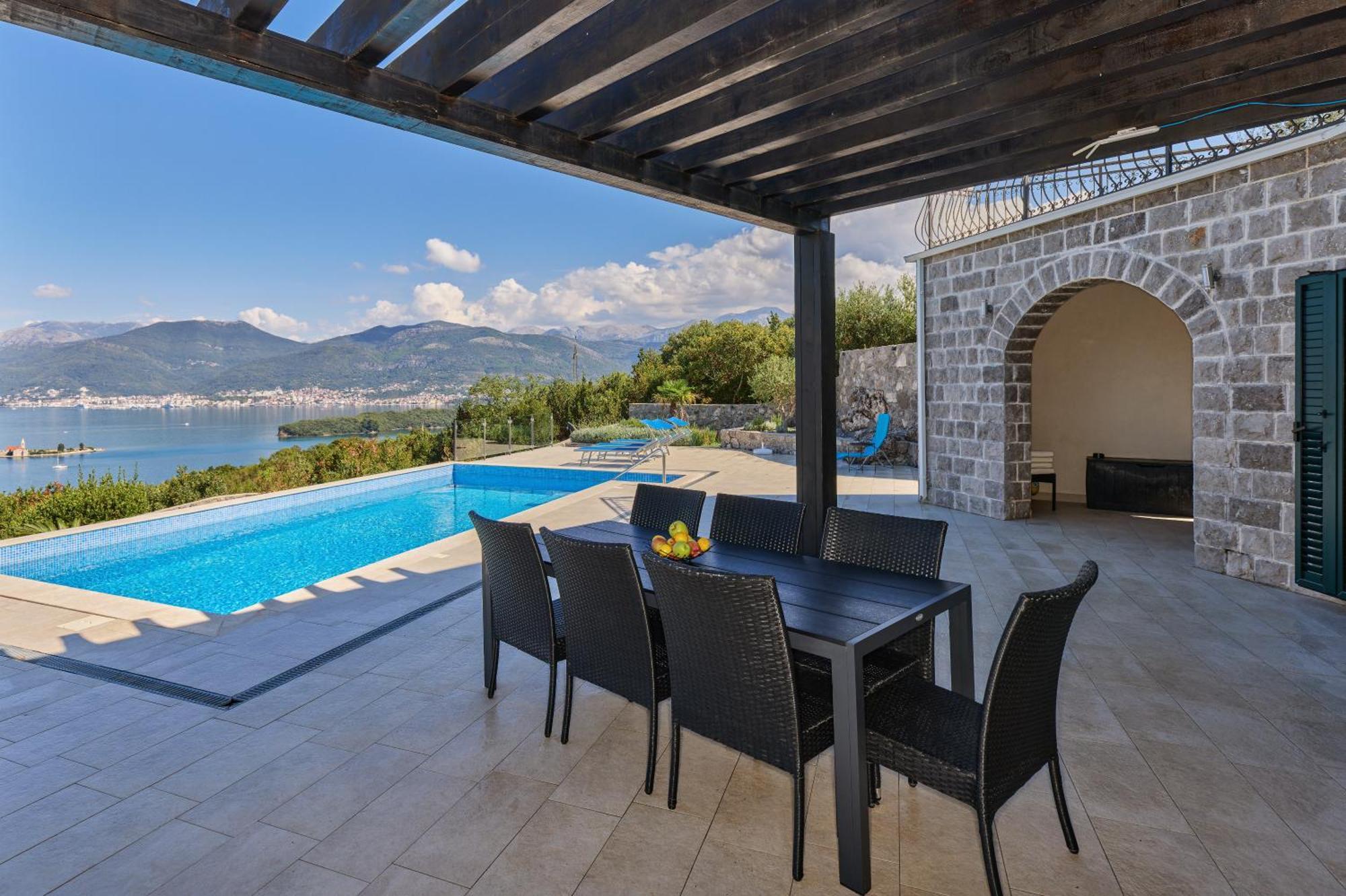 Villa Vista Azzurra Tivat Kültér fotó